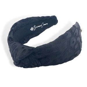 Brianna Cannon Black Leopard Print Headband